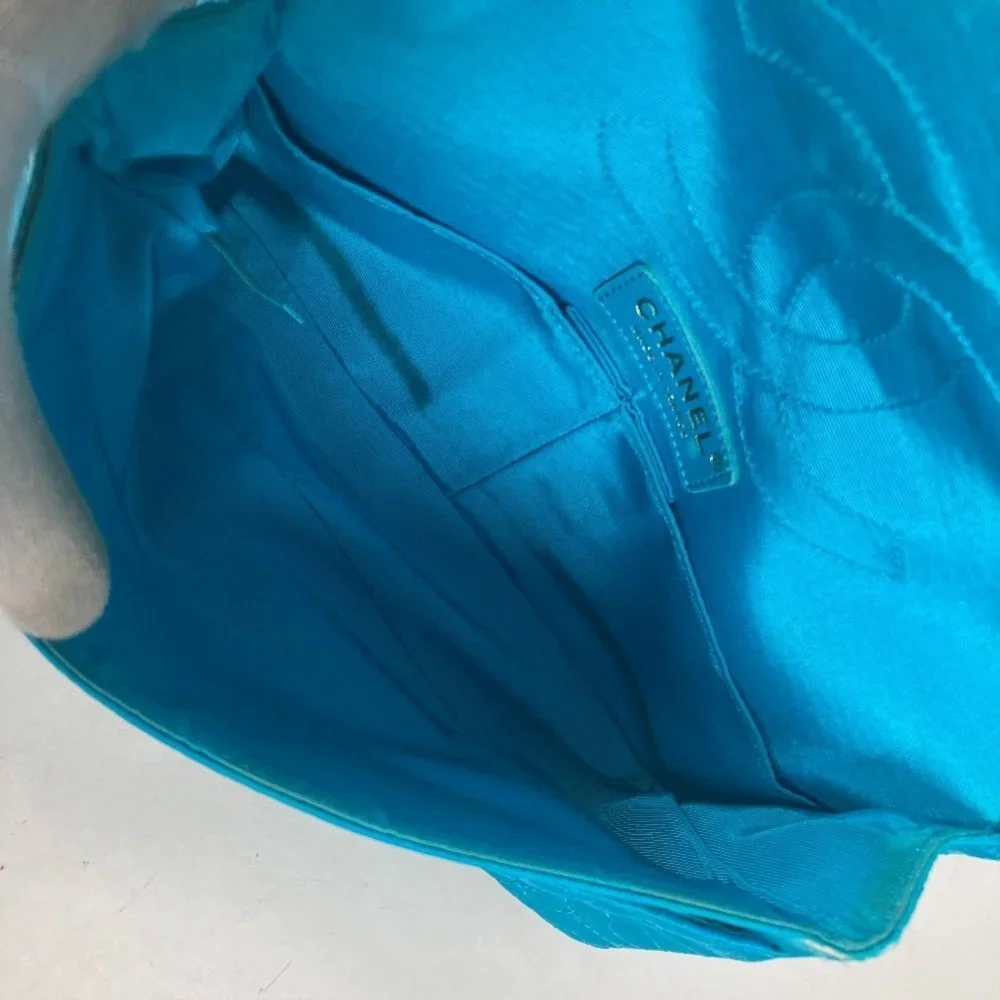 CHANEL Blue Shoulder Bag